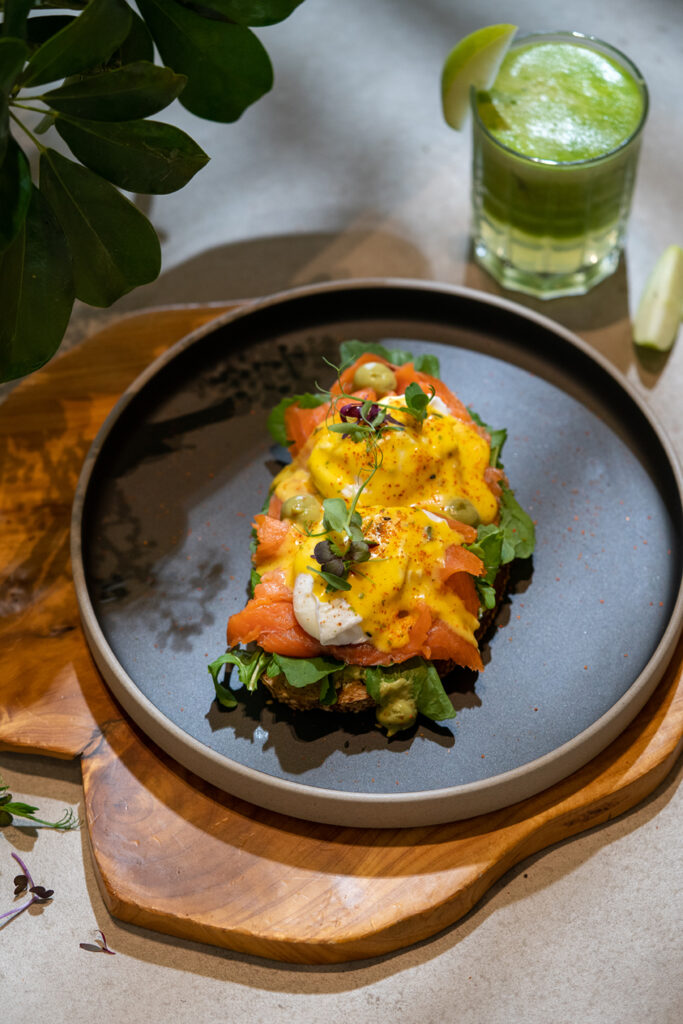 salmon brunch